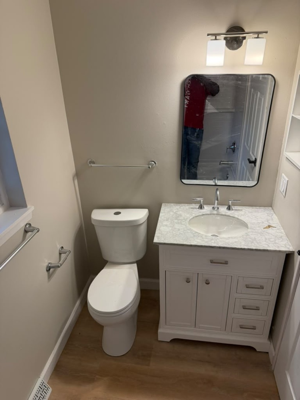 Bathroom after renovation